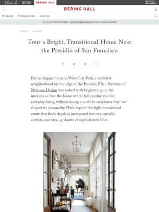 Tour a Bright Transitional Home Near the Presidio of San Francisco Inspiration Dering Hall 1