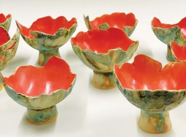 Blooming Bowls by MaryJane Finley.  Photo courtesy of The Laurel of Asheville