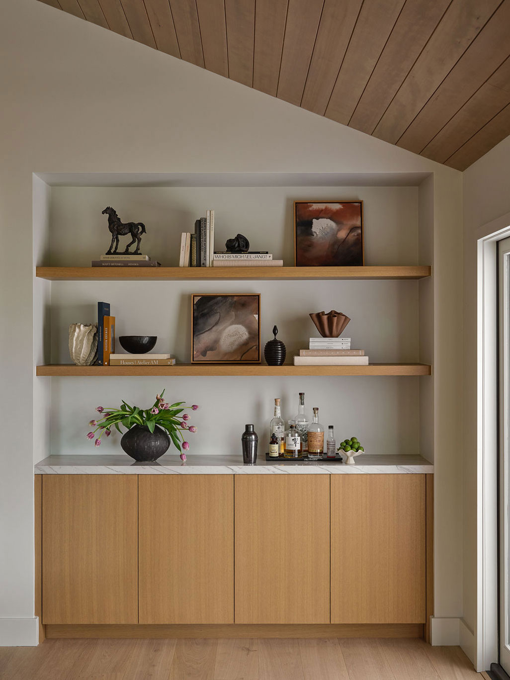 Gramercy built in bookshelves